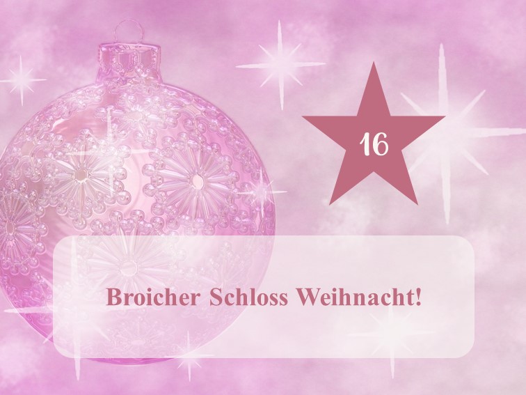 Weihnachtstipp: Broicher Schloss Weihnacht
